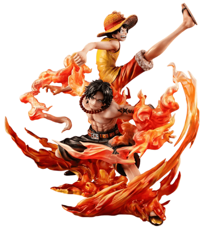 figura de luffy y ace